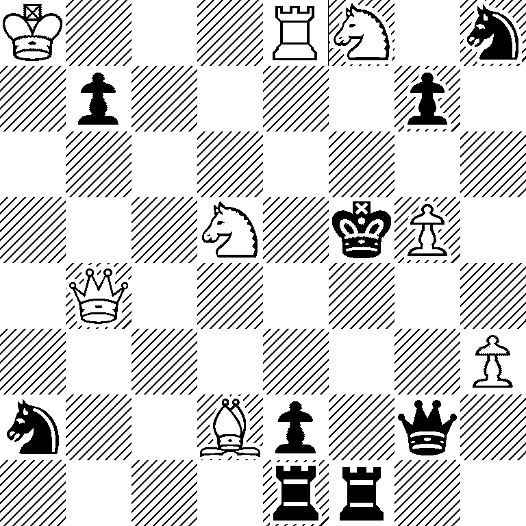 K3RN1n/1p4p1/8/3N1kP1/1Q6/7P/n2Bp1q1/4rr2