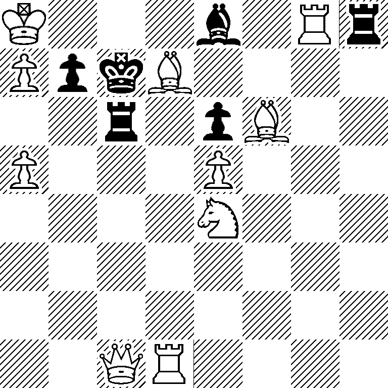 K3b1Rr/PpkB4/2r1pB2/P3P3/4N3/8/8/2QR4