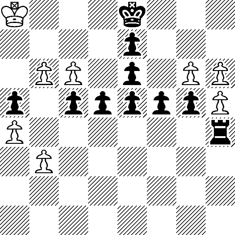 K3k3/4p3/1PP1p1PP/p1pppppP/P6r/1P6/8/8