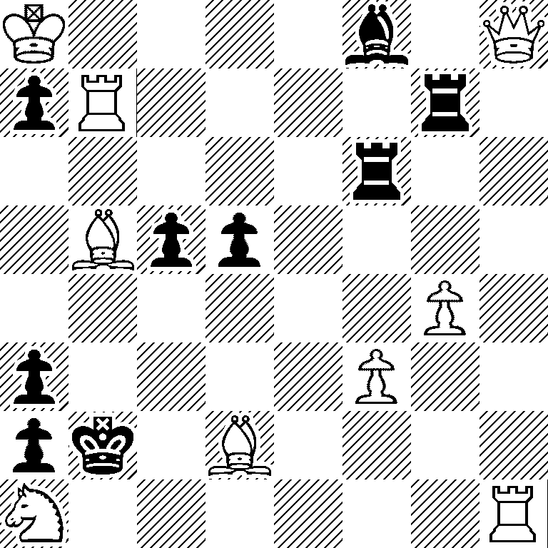K4b1Q/pR4r1/5r2/1Bpp4/6P1/p4P2/pk1B4/N6R