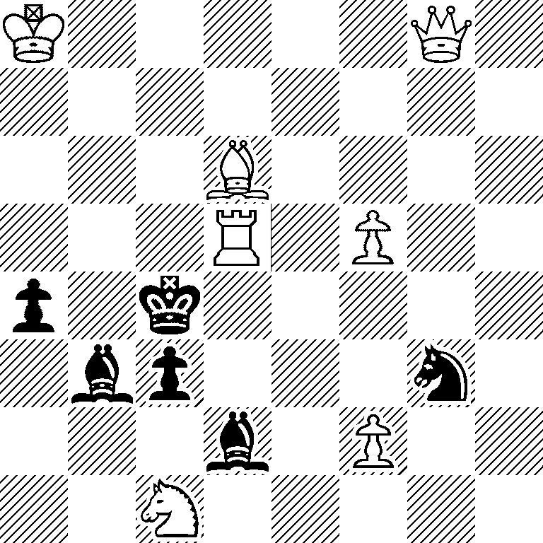 K5Q1/8/3B4/3R1P2/p1k5/1bp3n1/3b1P2/2N5