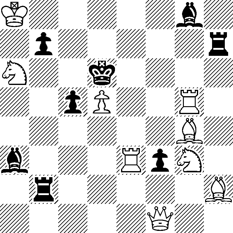 K5b1/1p5r/N2k4/2pP2R1/6B1/b3RpN1/1r5B/5Q2