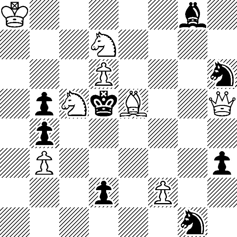 K5b1/3N4/3P3n/1pNkB2Q/1p6/1P5p/3p1P2/6n1