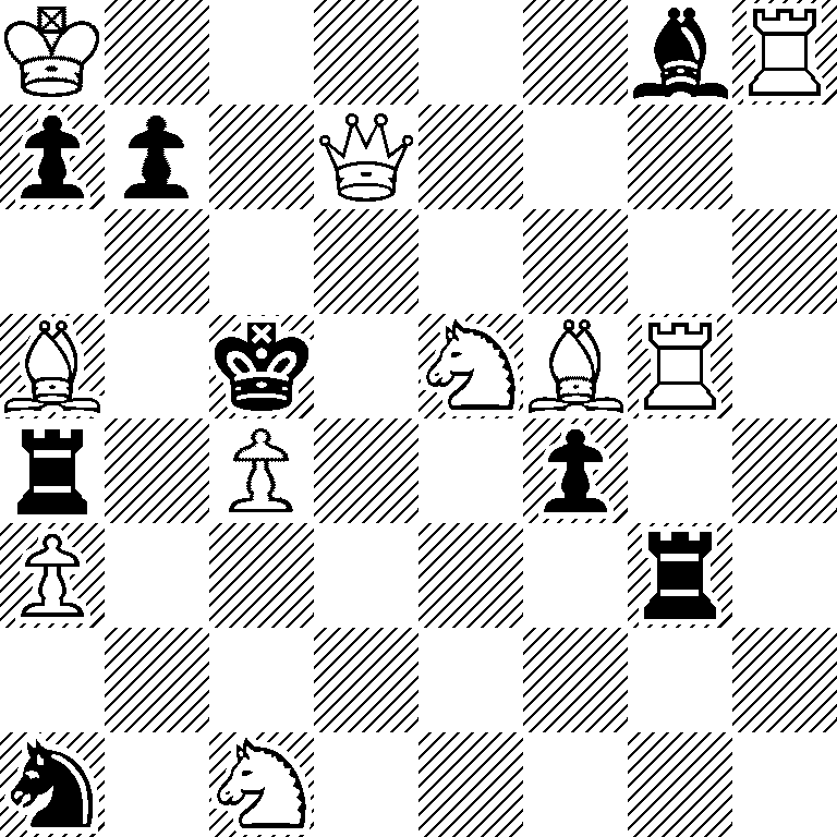 K5bR/pp1Q4/8/B1k1NBR1/r1P2p2/P5r1/8/n1N5