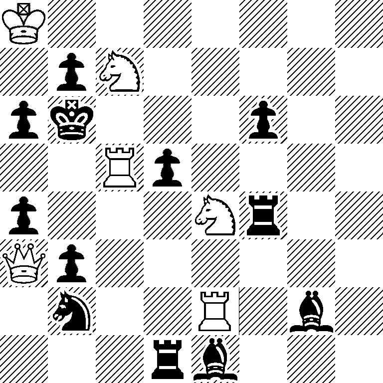 K7/1pN5/pk3p2/2Rp4/p3Nr2/Qp6/1n2R1b1/3rb3