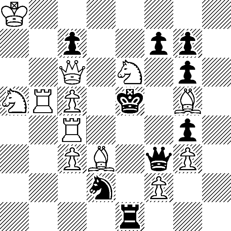 K7/2p2pp1/2Q1N1p1/NRP1k1B1/2R3p1/2PB1qP1/3n1P2/4r3