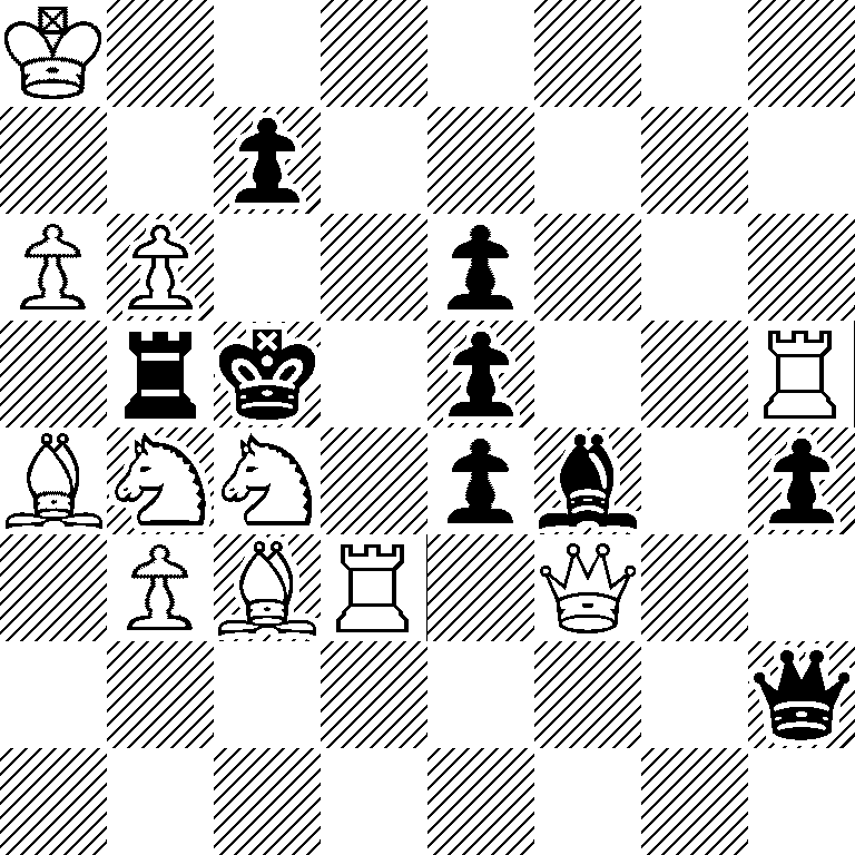 K7/2p5/PP2p3/1rk1p2R/BNN1pb1p/1PBR1Q2/7q/8