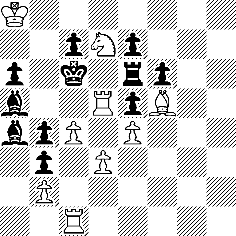 K7/2pNp3/p1k1rp2/b2RpB2/bpP1P3/1p1P4/1P6/2R5
