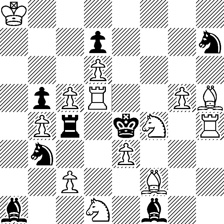K7/3p3n/3P4/1pPR2PB/1Pr1kN1R/1n2P3/2P2B2/b2N1b2