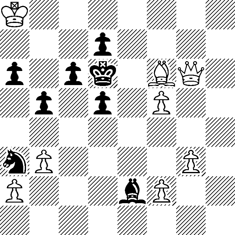 K7/3p4/p1pk1BQ1/1p1p1P2/8/nP4P1/P3bP2/8