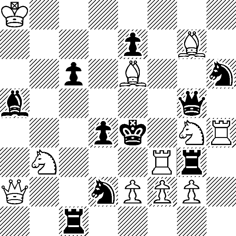 K7/4p1B1/2p1B2n/b5q1/3pk1NR/1N3Rr1/Q2nPPP1/2r5
