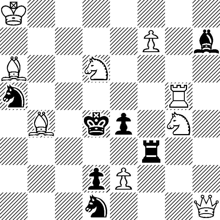 K7/5P1b/B2N4/n5R1/1B1kp1N1/5r2/3pP3/3n3Q