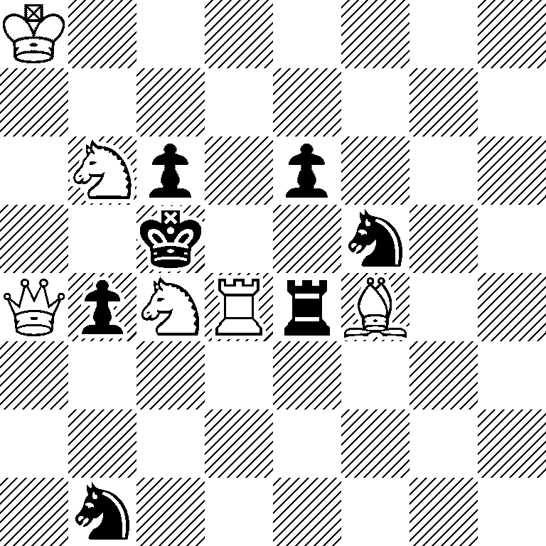 K7/8/1Np1p3/2k2n2/QpNRrB2/8/8/1n6