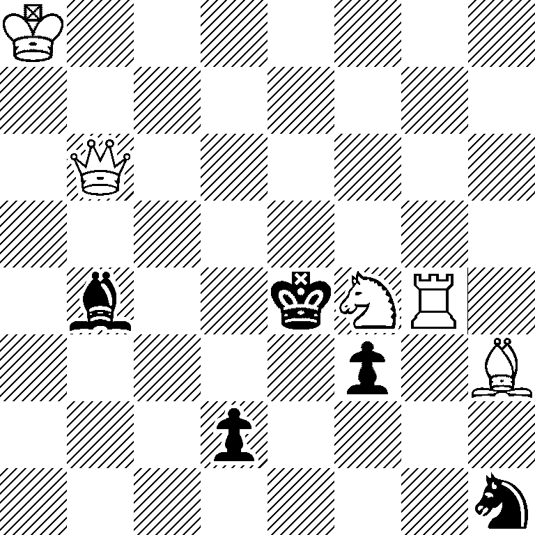 K7/8/1Q6/8/1b2kNR1/5p1B/3p4/7n