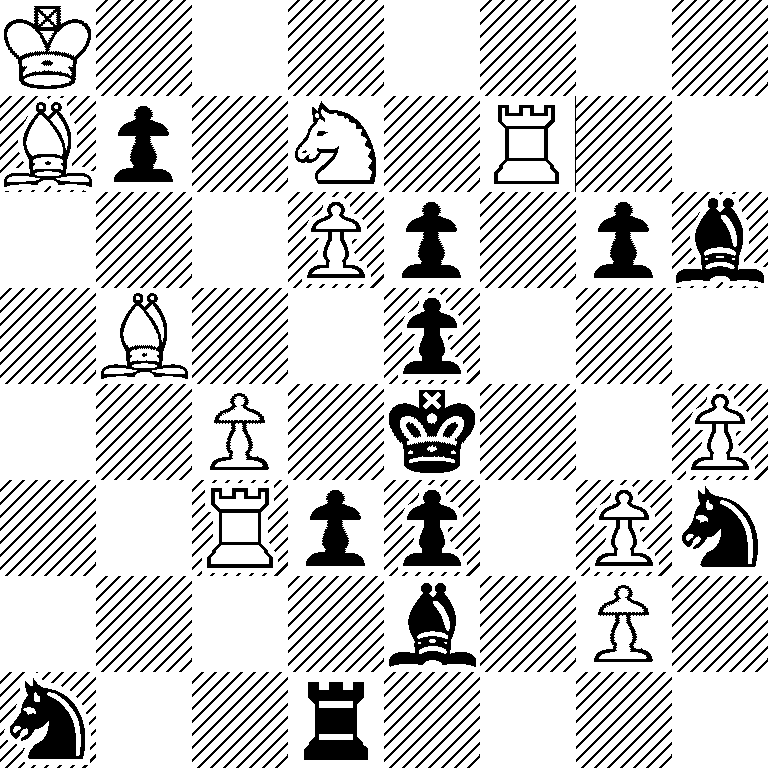 K7/Bp1N1R2/3Pp1pb/1B2p3/2P1k2P/2Rpp1Pn/4b1P1/n2r4