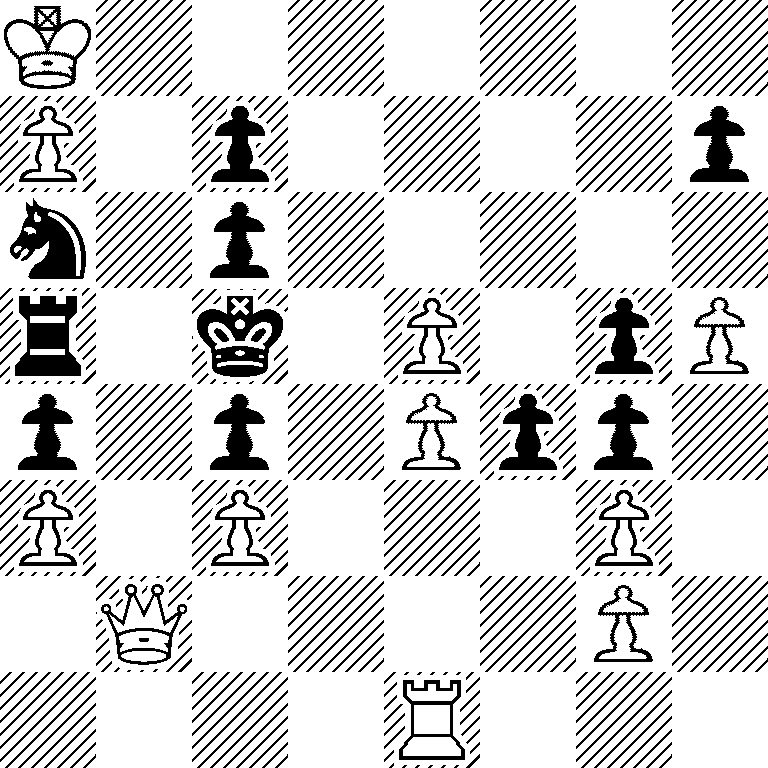 K7/P1p4p/n1p5/r1k1P1pP/p1p1Ppp1/P1P3P1/1Q4P1/4R3
