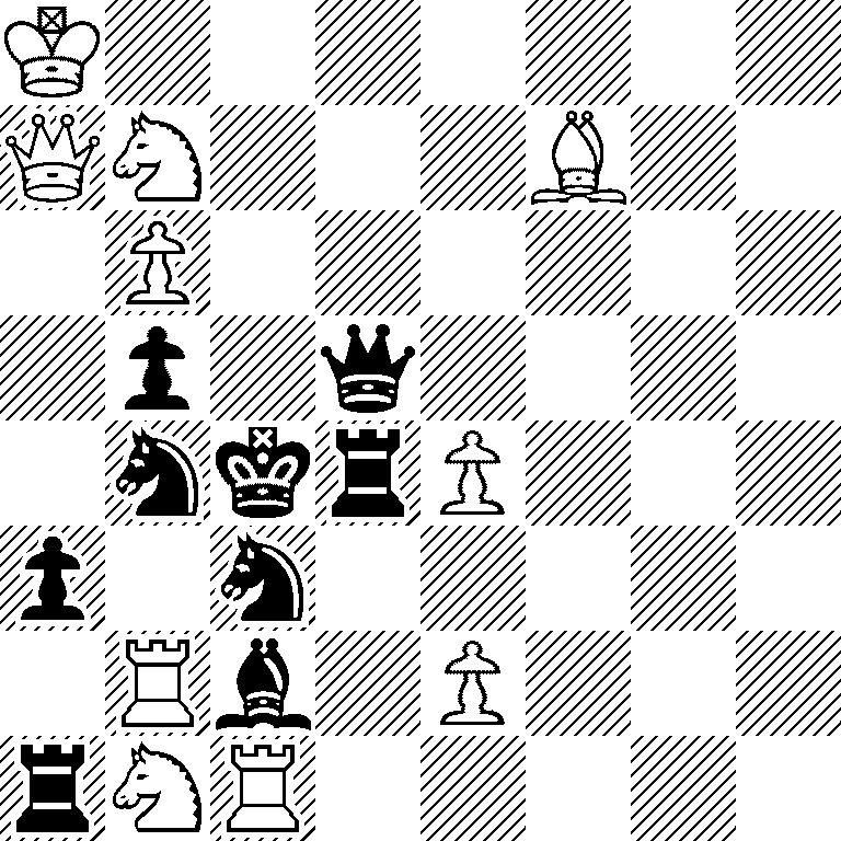 K7/QN3B2/1P6/1p1q4/1nkrP3/p1n5/1Rb1P3/rNR5