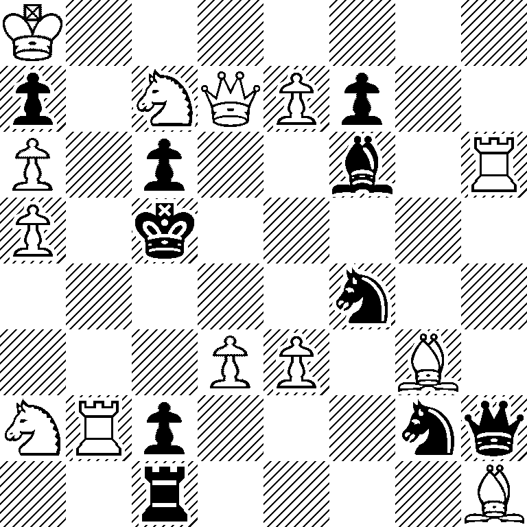 K7/p1NQPp2/P1p2b1R/P1k5/5n2/3PP1B1/NRp3nq/2r4B
