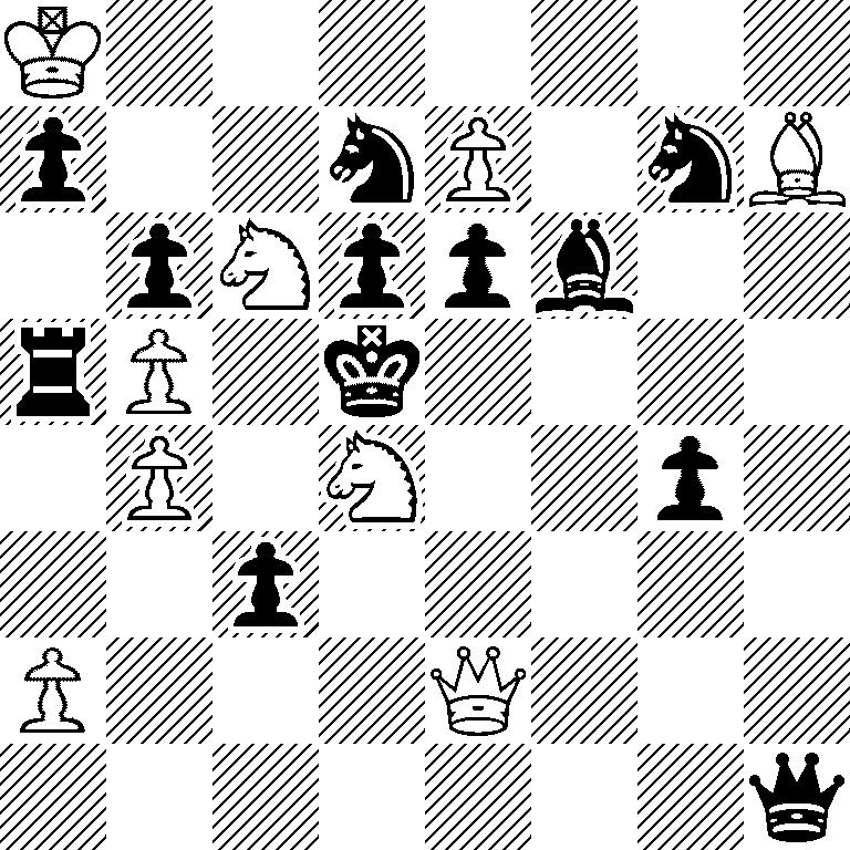 K7/p2nP1nB/1pNppb2/rP1k4/1P1N2p1/2p5/P3Q3/7q