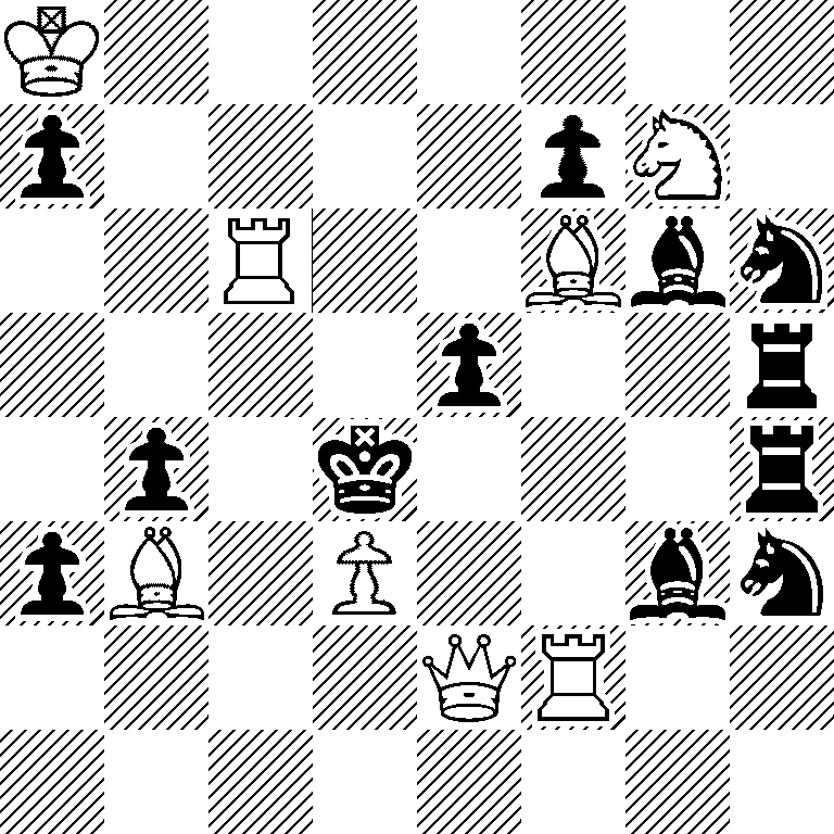 K7/p4pN1/2R2Bbn/4p2r/1p1k3r/pB1P2bn/4QR2/8