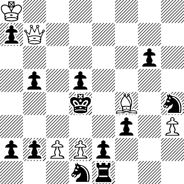 K7/pQ6/6p1/1p1p4/3k1B1n/5p1P/ppPPp3/3nr3