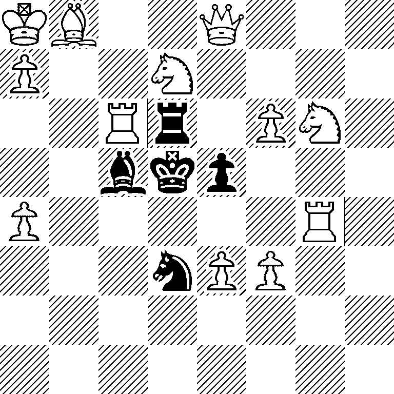 KB2Q3/P2N4/2Rr1PN1/2bkp3/P5R1/3nPP2/8/8