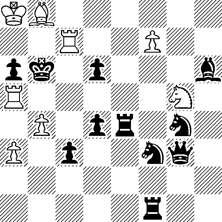 KB6/2R2P2/pk1p3b/R5N1/1P1pr1n1/P1p2nq1/8/5r2
