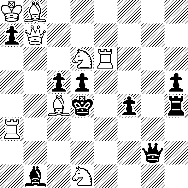 KB6/pQ6/3NR3/2pp3p/2Bk1p1r/R7/6q1/1b1N4
