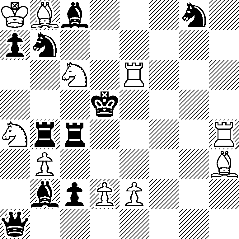 KBb3n1/pn6/2N1R3/3k4/Nrr4R/1P5B/1bpPP3/q7