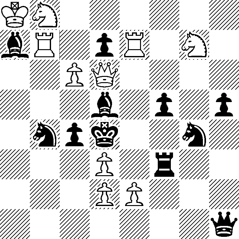 KN6/bR1pR1N1/2PQ4/3b1p1p/1npk2n1/3P1r2/3PP3/7q