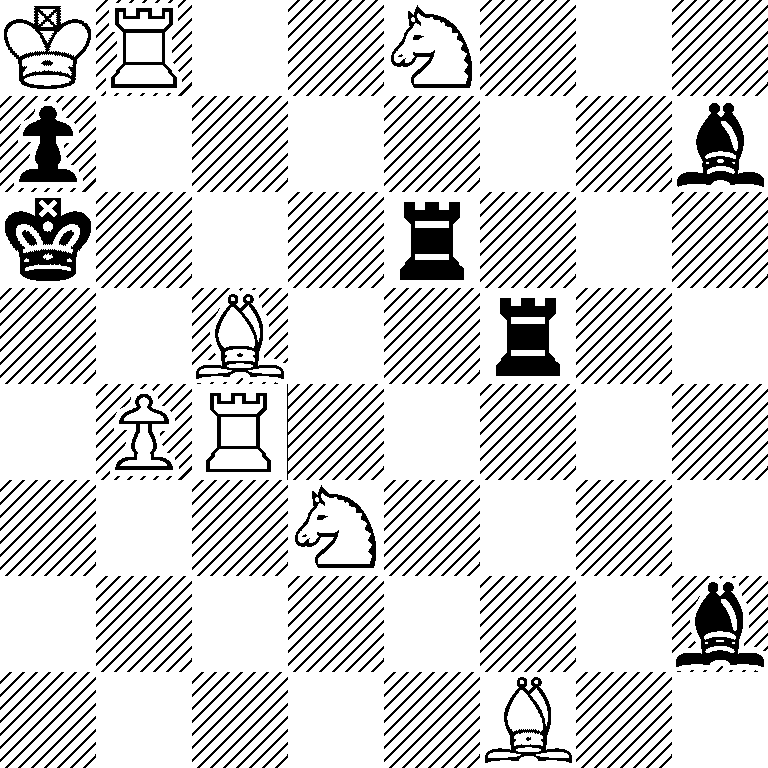 KR2N3/p6b/k3r3/2B2r2/1PR5/3N4/7b/5B2
