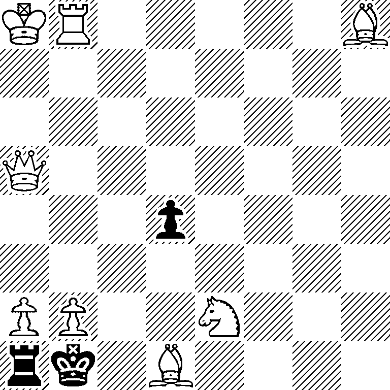 KR5B/8/8/Q7/3p4/8/PP2N3/rk1B4
