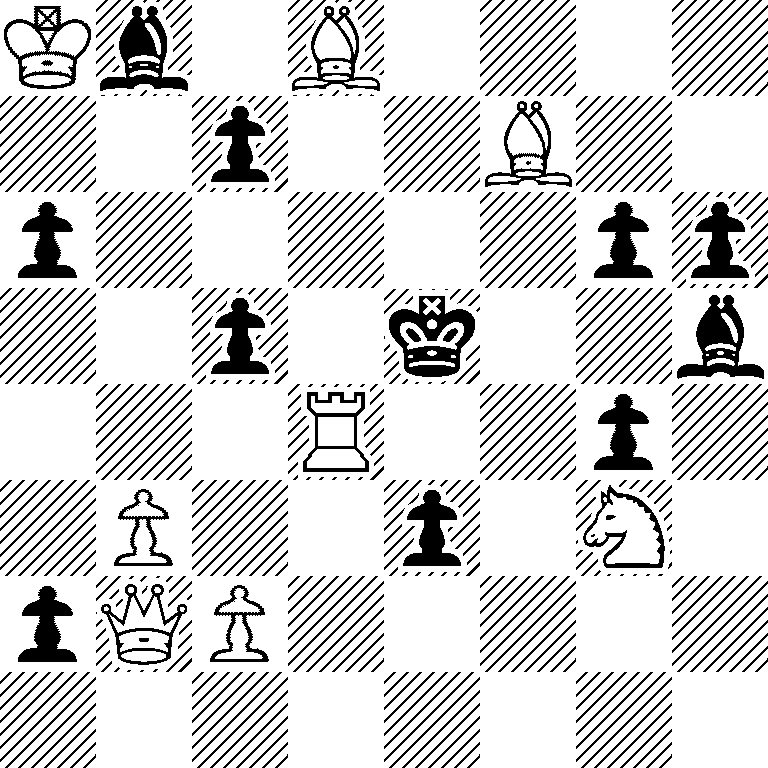 Kb1B4/2p2B2/p5pp/2p1k2b/3R2p1/1P2p1N1/pQP5/8