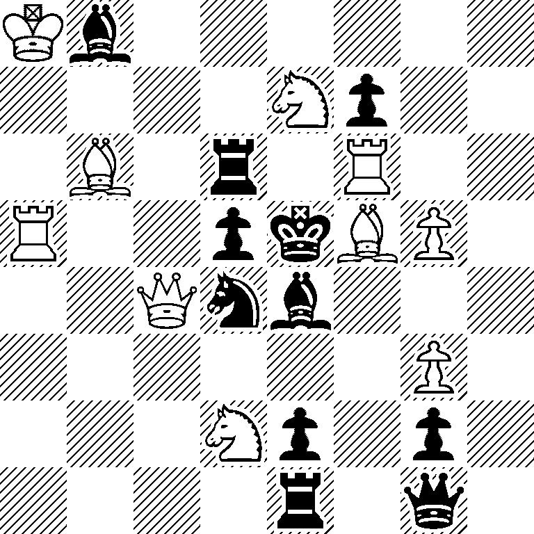 Kb6/4Np2/1B1r1R2/R2pkBP1/2Qnb3/6P1/3Np1p1/4r1q1