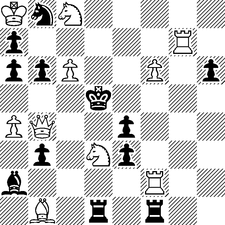 KnN5/p5R1/ppP2P1p/3k4/PQ2p3/1p1Np3/b4R2/1B1r1r2