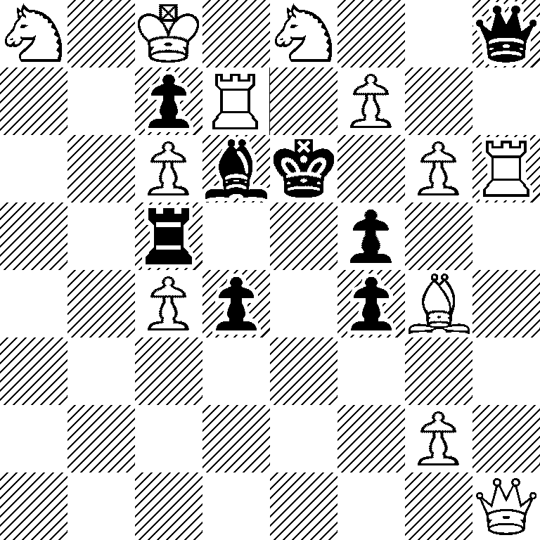 N1K1N2q/2pR1P2/2Pbk1PR/2r2p2/2Pp1pB1/8/6P1/7Q