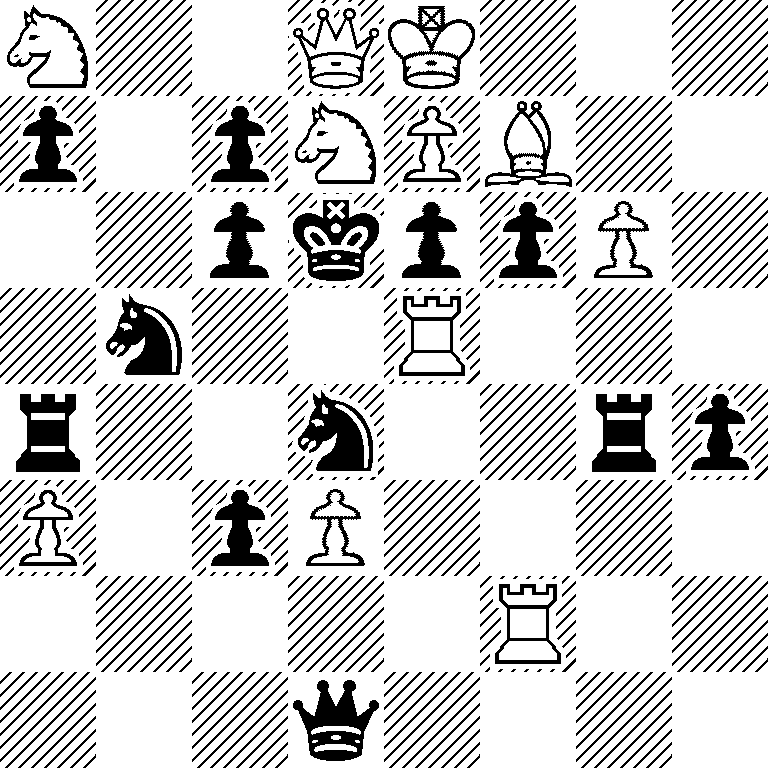 N2QK3/p1pNPB2/2pkppP1/1n2R3/r2n2rp/P1pP4/5R2/3q4