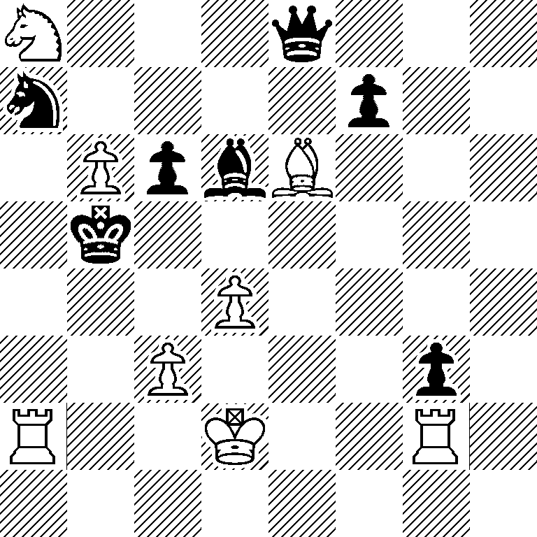 N3q3/n4p2/1PpbB3/1k6/3P4/2P3p1/R2K2R1/8