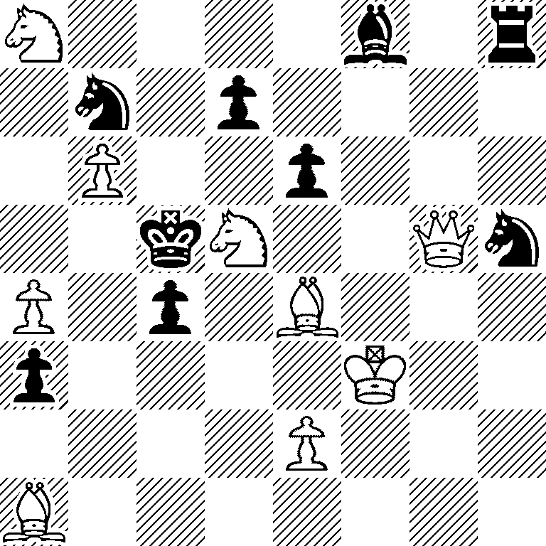 N4b1r/1n1p4/1P2p3/2kN2Qn/P1p1B3/p4K2/4P3/B7