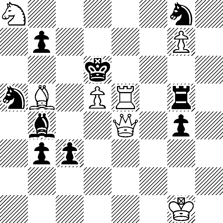 N5n1/1p4P1/3k4/nB1PR1r1/1b2Q1p1/1pp5/8/6K1