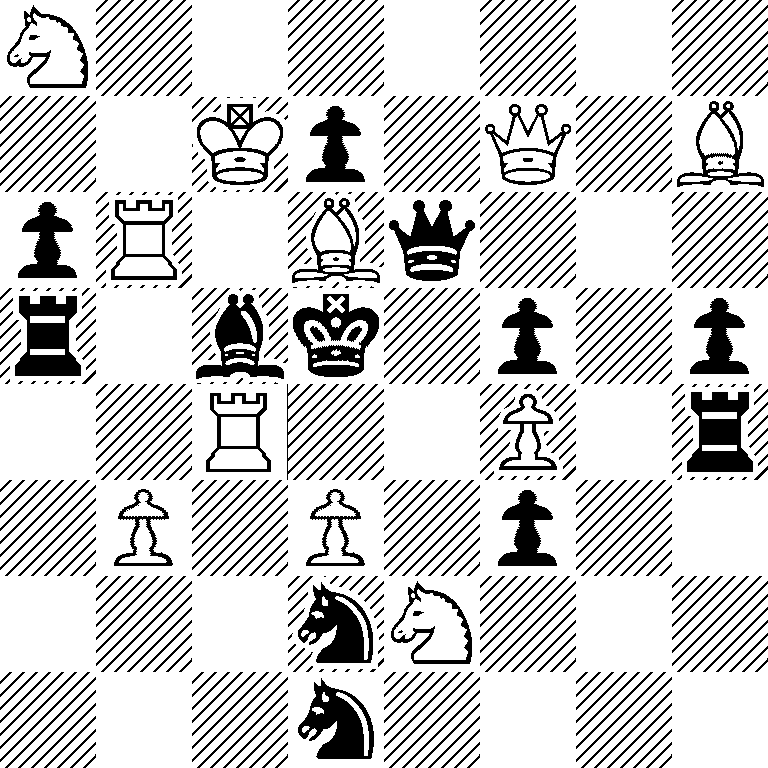 N7/2Kp1Q1B/pR1Bq3/r1bk1p1p/2R2P1r/1P1P1p2/3nN3/3n4