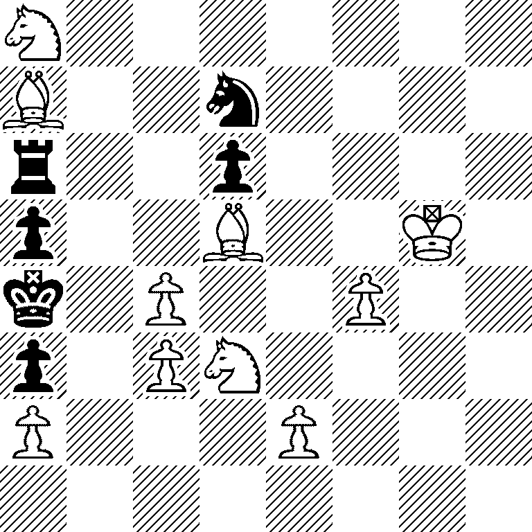 N7/B2n4/r2p4/p2B2K1/k1P2P2/p1PN4/P3P3/8
