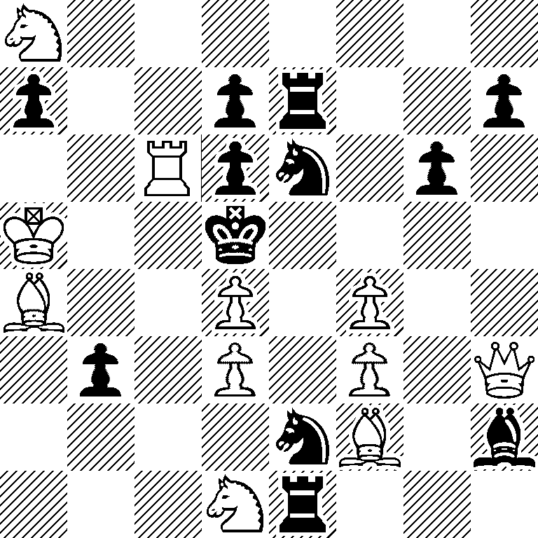N7/p2pr2p/2Rpn1p1/K2k4/B2P1P2/1p1P1P1Q/4nB1b/3Nr3