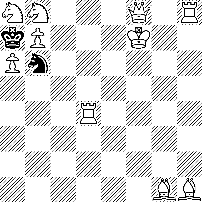 NN3Q1R/kP3K2/Pn6/8/3R4/8/8/6BB