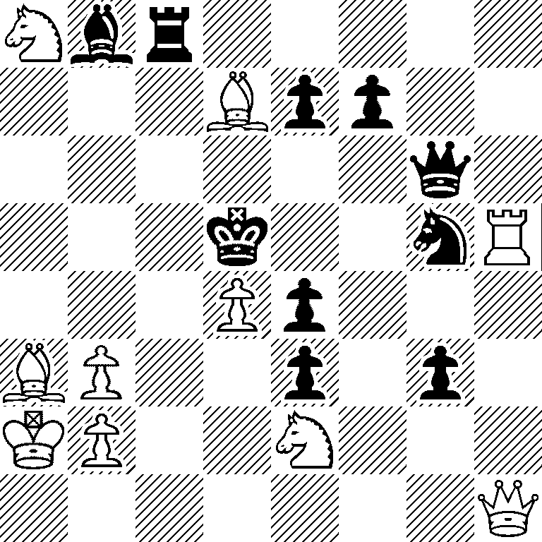 Nbr5/3Bpp2/6q1/3k2nR/3Pp3/BP2p1p1/KP2N3/7Q