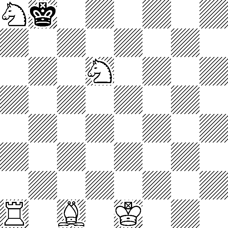 Nk6/8/3N4/8/8/8/8/R1B1K3
