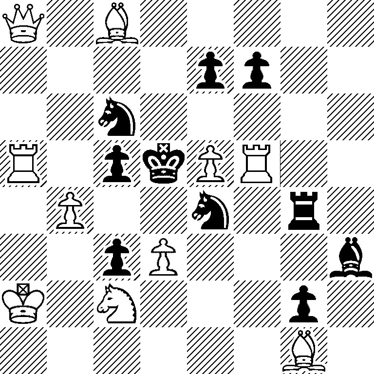 Q1B5/4pp2/2n5/R1pkPR2/1P2n1r1/2pP3b/K1N3p1/6B1