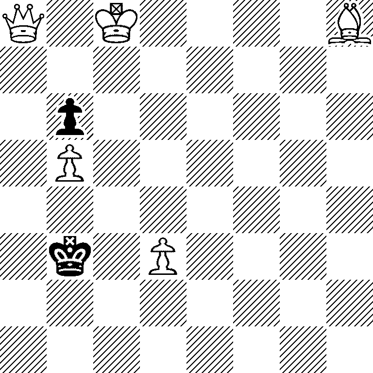 Q1K4B/8/1p6/1P6/8/1k1P4/8/8