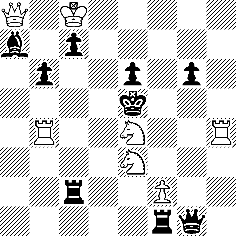 Q1K5/b1p5/1p2p1p1/4k3/1R2N2R/4N3/2r2P2/5rq1