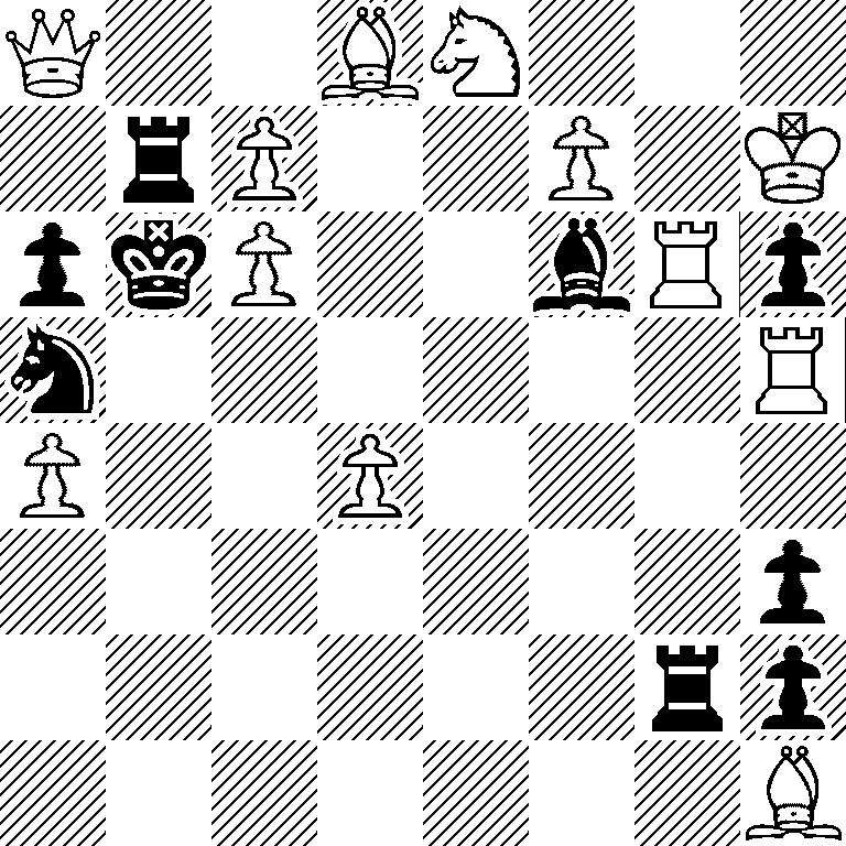 Q2BN3/1rP2P1K/pkP2bRp/n6R/P2P4/7p/6rp/7B